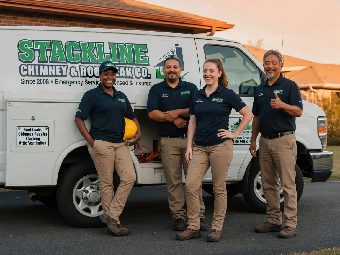 Chimney flashing repair company in Junior, WV